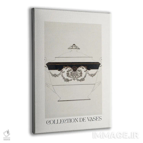 تابلو مینیمال مجموعه گلدان ها اثر فلاور لاو چایلد - نمای پرسپکتیو محصول