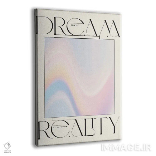 تابلو مدرن رویای واقعیت خود را ببین اثر فلاور لاو چایلد - نمای پرسپکتیو محصول