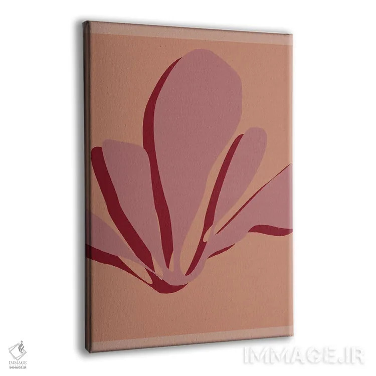 تابلو مینیمال شکوفایی اثر فلاور لاو چایلد - نمای پرسپکتیو محصول