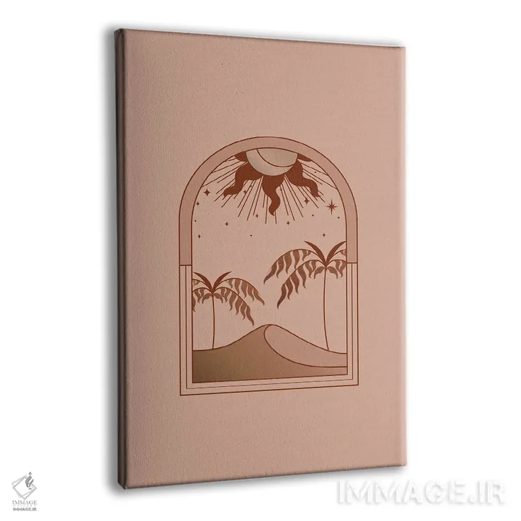 تابلو مینیمال گایا اثر فلاور لاو چایلد - نمای پرسپکتیو محصول