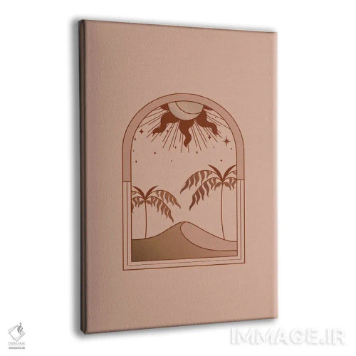 تابلو مینیمال گایا اثر فلاور لاو چایلد - نمای پرسپکتیو محصول