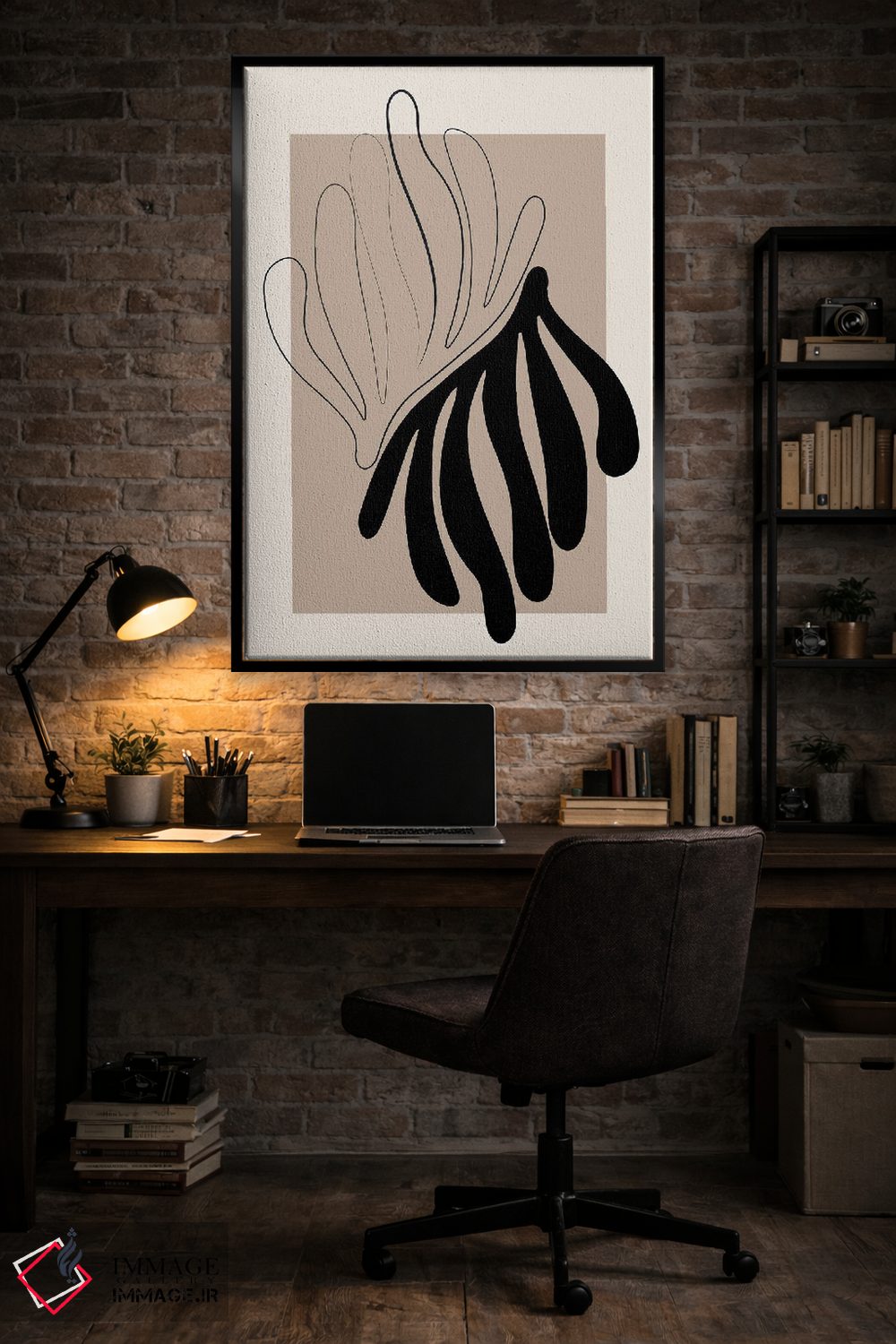 تابلو مینیمال پرگل اثر فلاور لاو چایلد - D5B