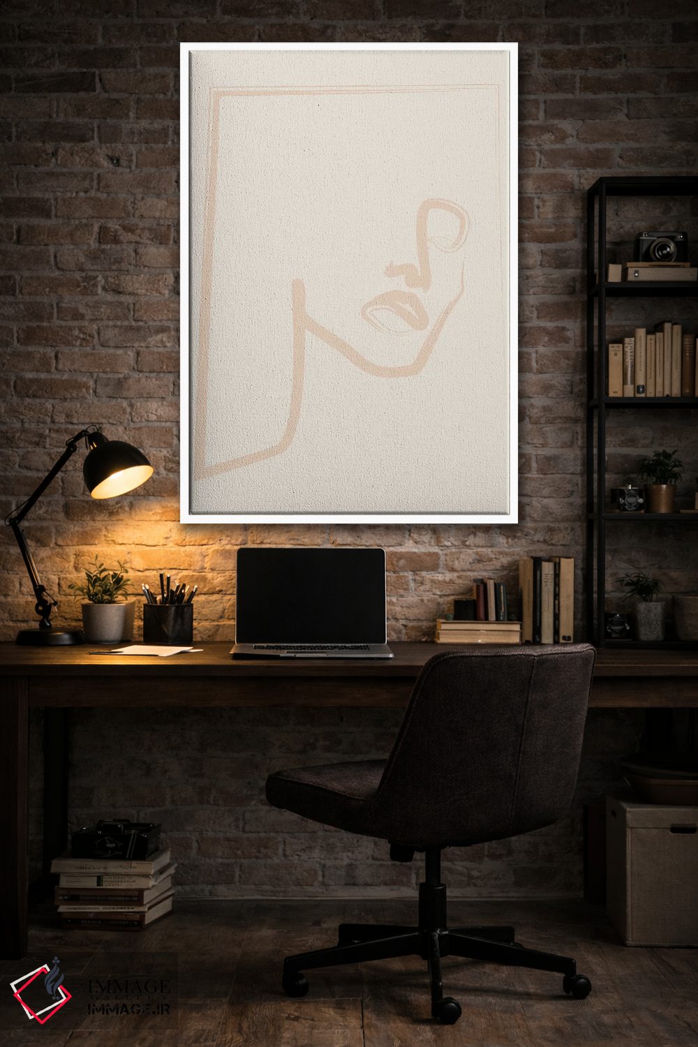 تابلو مینیمال همه اش مال تو اثر فلاور لاو چایلد - D3W