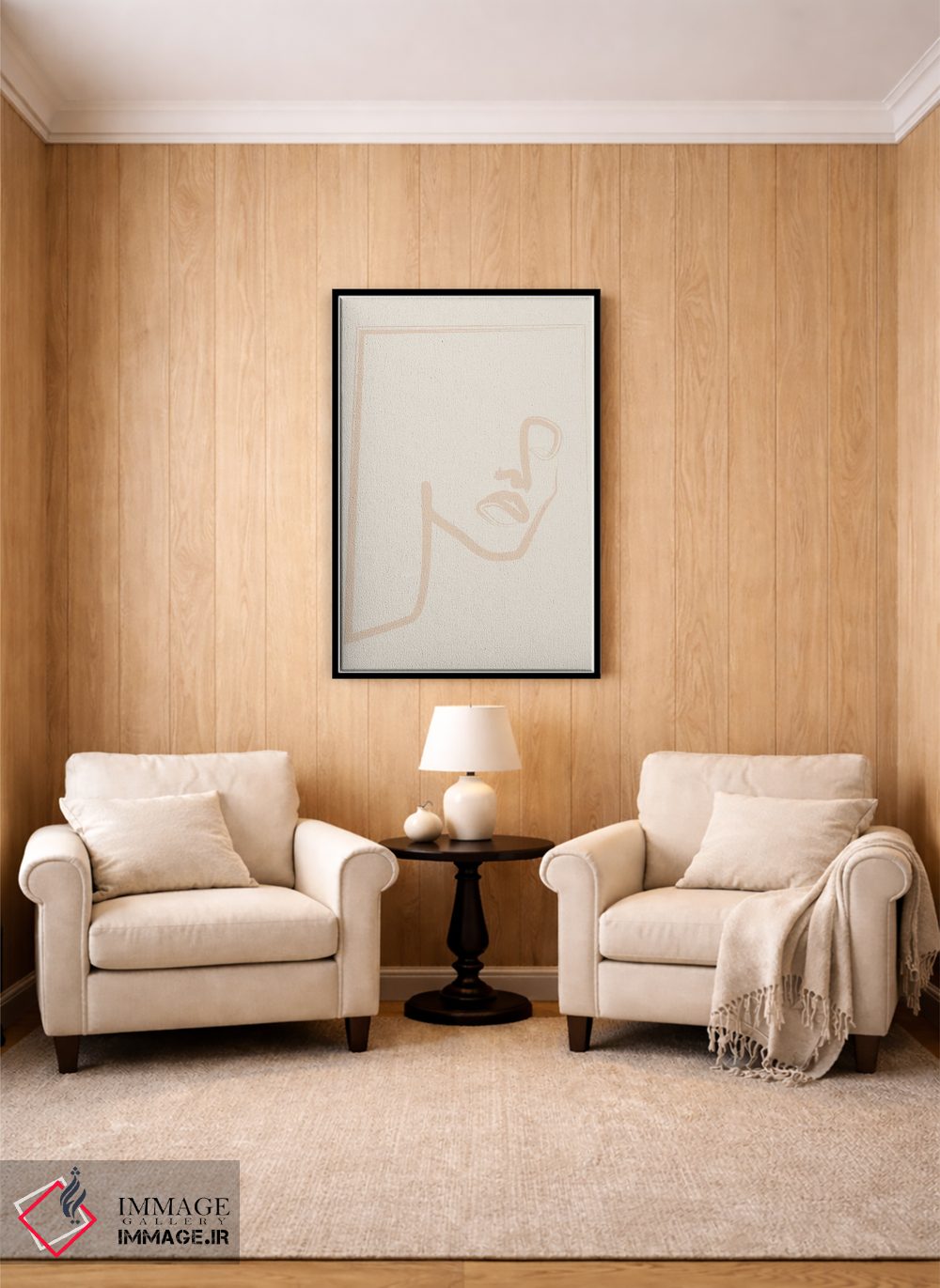 تابلو مینیمال همه اش مال تو اثر فلاور لاو چایلد - D5B