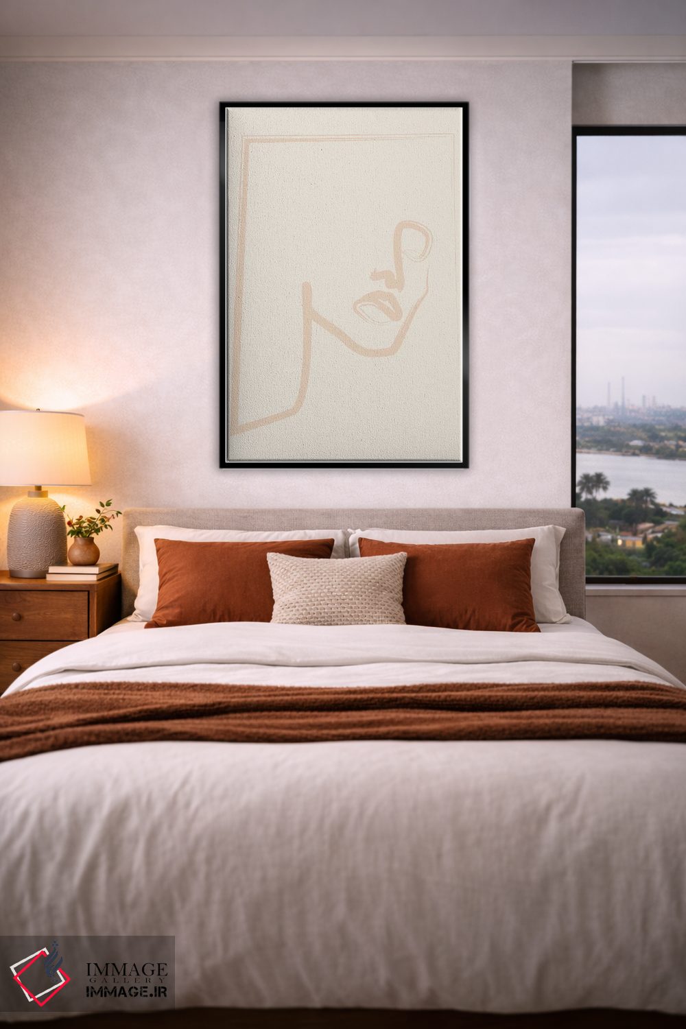 تابلو مینیمال همه اش مال تو اثر فلاور لاو چایلد - D6B