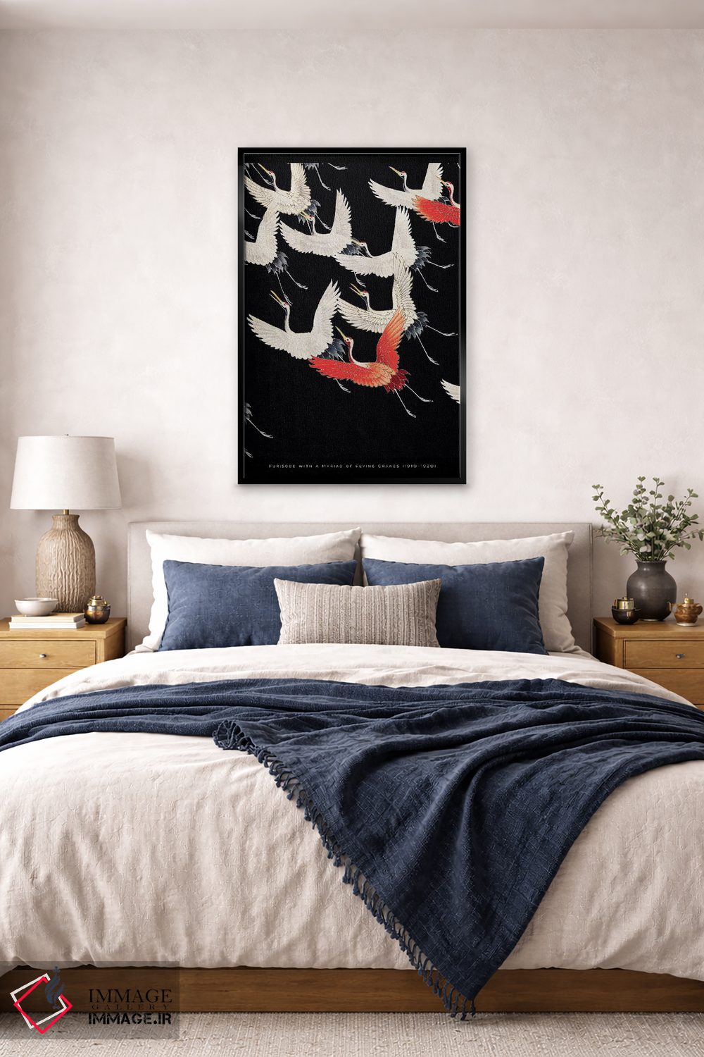 تابلو مدرن درناهای پروازکننده اثر فلاور لاو چایلد - D6B