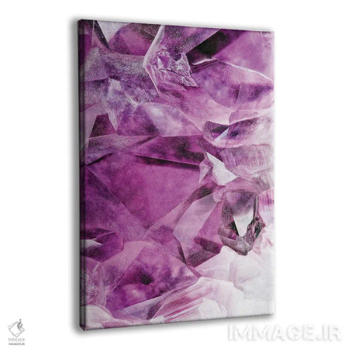 تابلو انتزاعی آمتیست اثر فلاور لاو چایلد - نمای پرسپکتیو محصول