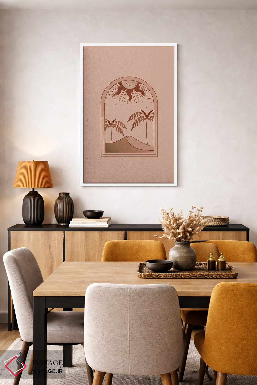 تابلو مینیمال گایا اثر فلاور لاو چایلد - D5W