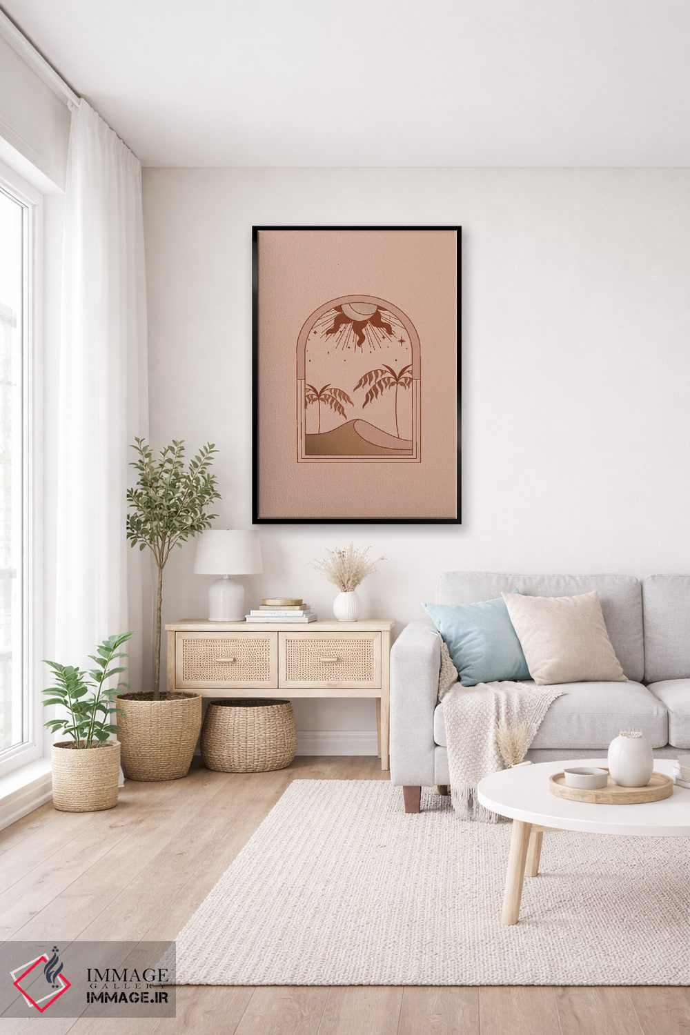 تابلو مینیمال گایا اثر فلاور لاو چایلد - D4B