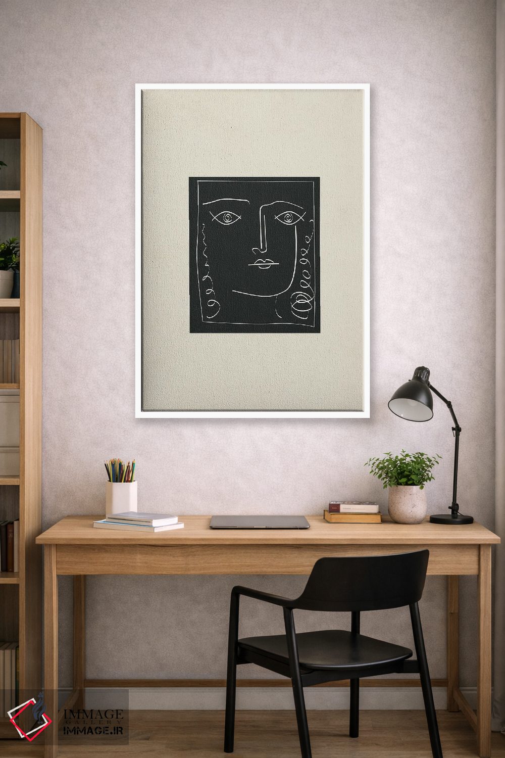 تابلو مینیمال گرترود اثر فلاور لاو چایلد - D1W