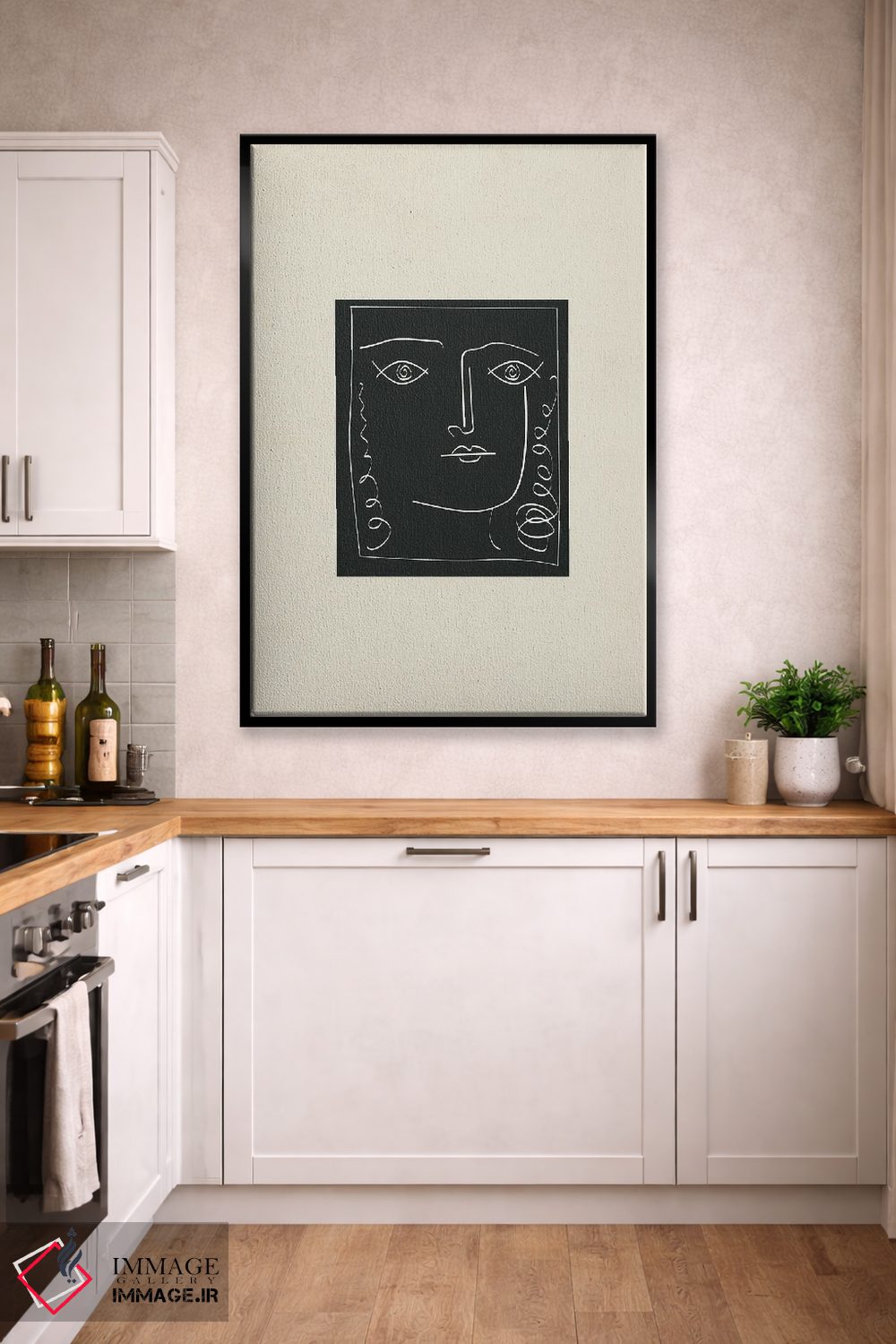 تابلو مینیمال گرترود اثر فلاور لاو چایلد - D4B