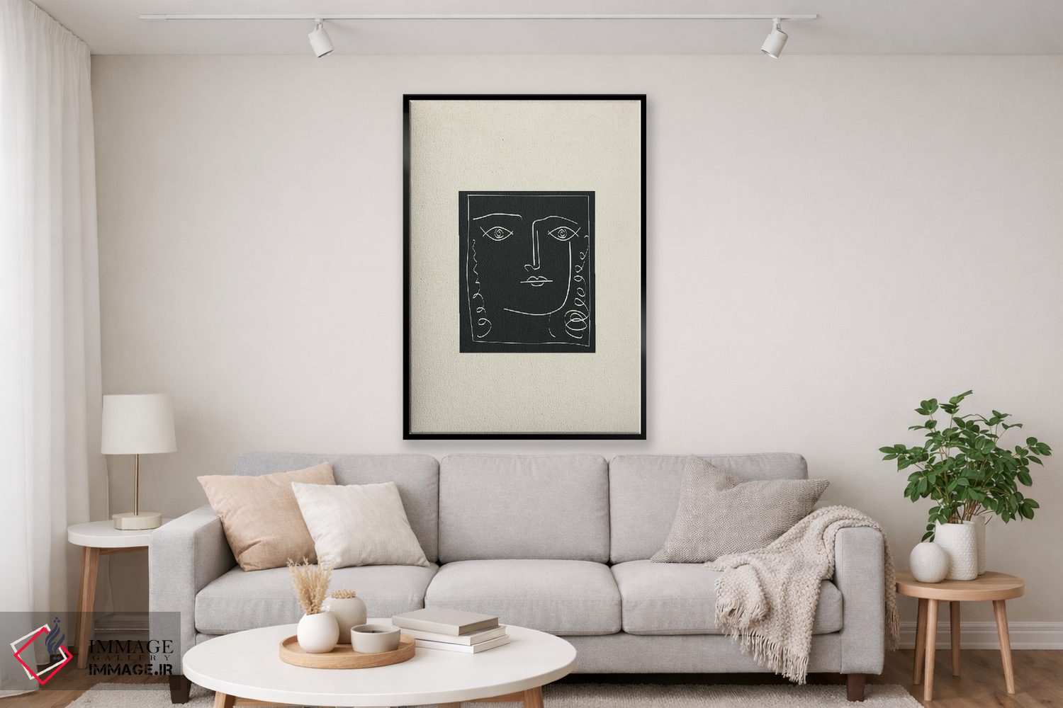 تابلو مینیمال گرترود اثر فلاور لاو چایلد - D2B