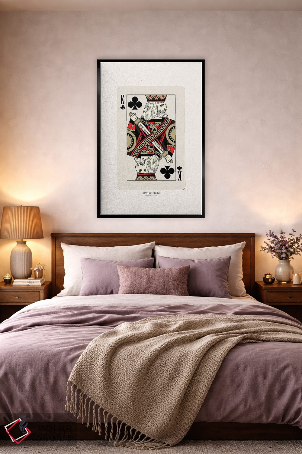 تابلو مدرن شاه گشنیز اثر فلاور لاو چایلد - D3B