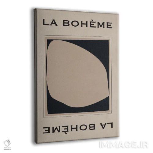 تابلو مدرن لا بوهم اثر فلاور لاو چایلد - نمای پرسپکتیو محصول