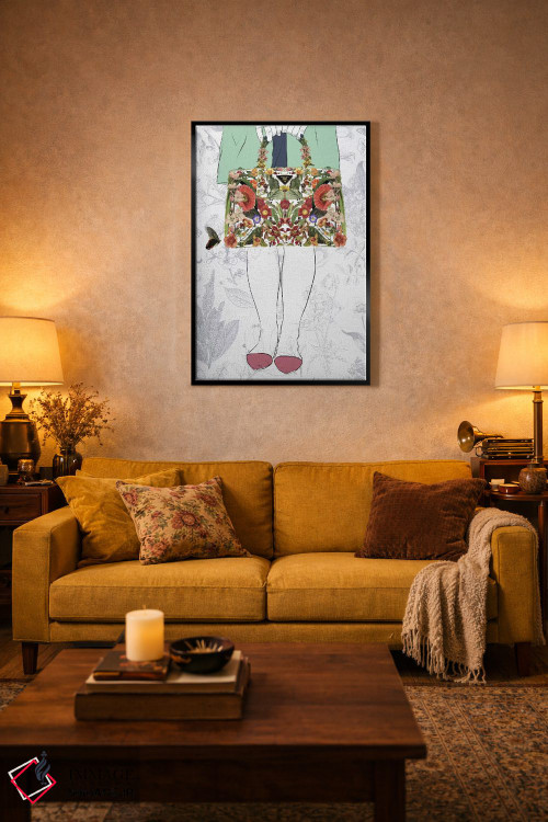 تابلو دکوراتیو الهام بخش اثر فایو بای فایو کالکتیو - D3B