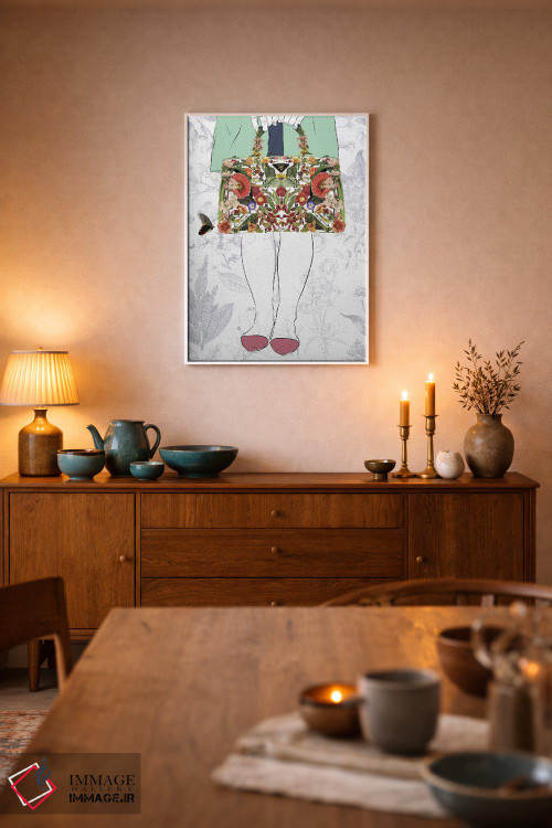 تابلو دکوراتیو الهام بخش اثر فایو بای فایو کالکتیو - D6W