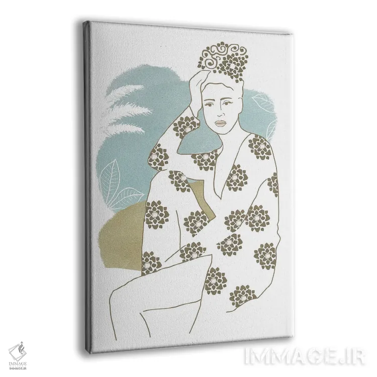 تابلو مینیمال کپ استرل ۲ اثر فلورا کوتا - نمای پرسپکتیو محصول