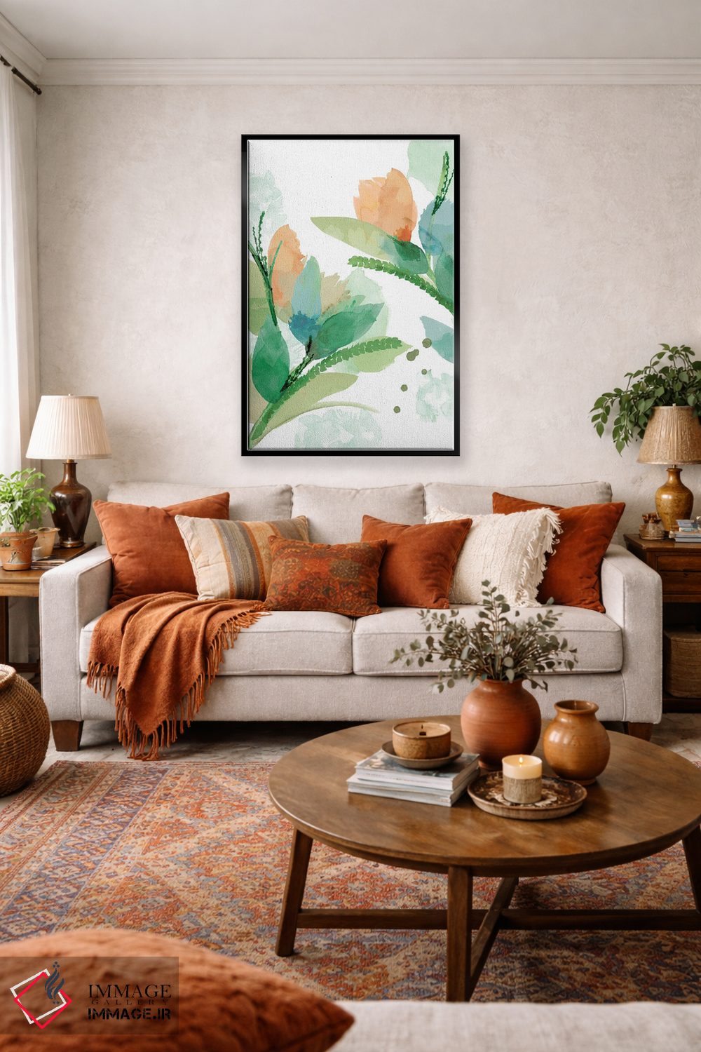 تابلو مینیمال شکوفایی بهار ۲ اثر فلورا کوتا - D3B