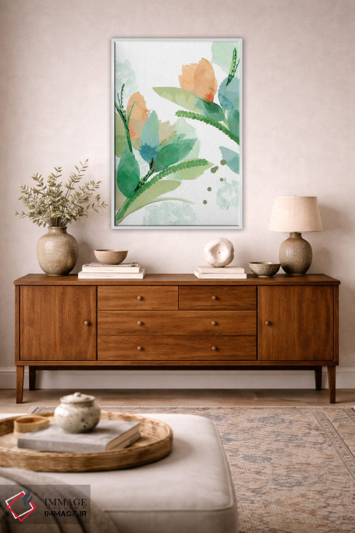 تابلو مینیمال شکوفایی بهار ۲ اثر فلورا کوتا - D2W