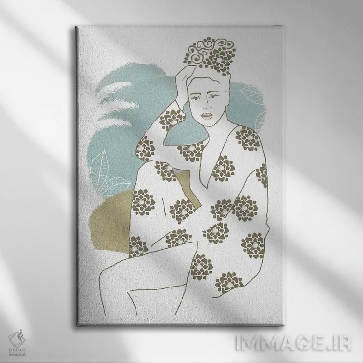 تابلو مینیمال کپ استرل ۲ اثر فلورا کوتا - نمای روبهرو روی دیوار