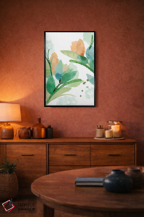 تابلو مینیمال شکوفایی بهار ۲ اثر فلورا کوتا - D5B