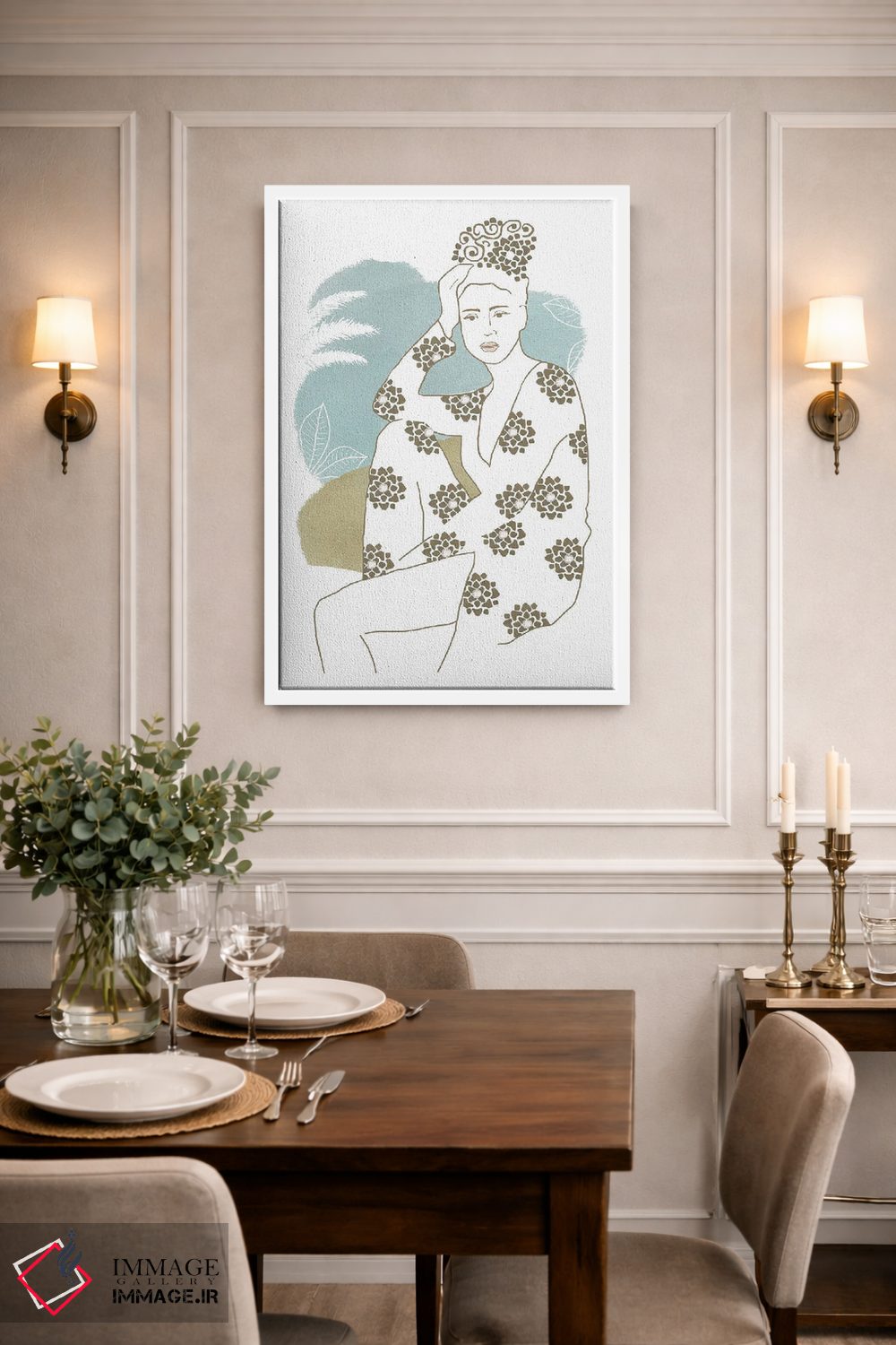 تابلو مینیمال کپ استرل ۲ اثر فلورا کوتا - D1W