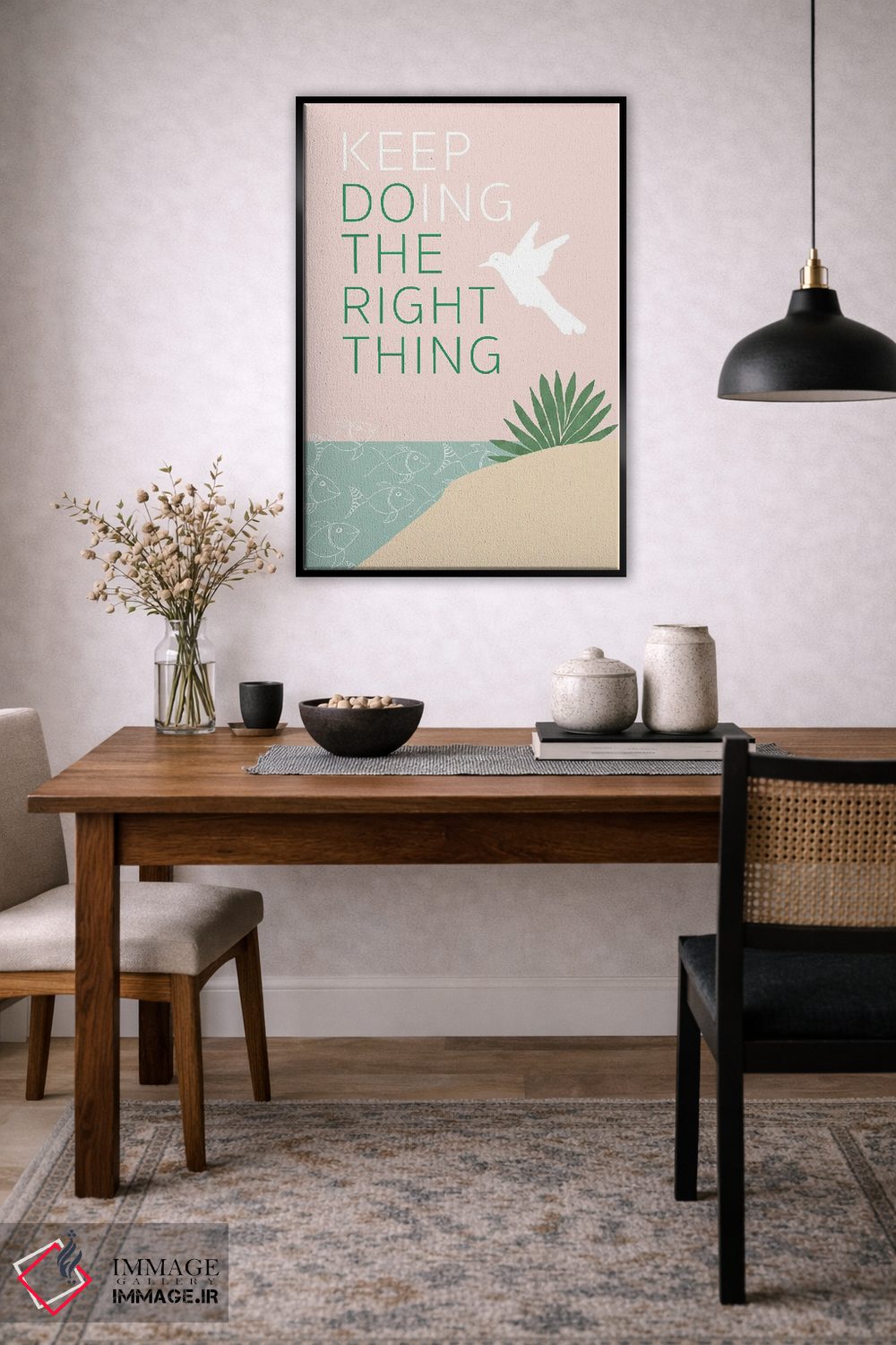 تابلو مینیمال دوستدار سیاره مان ۲ اثر فلورا کوتا - D5B