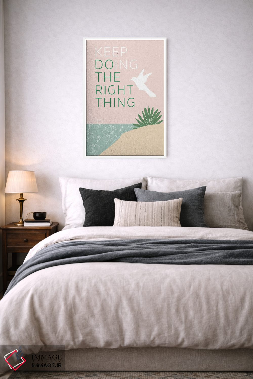 تابلو مینیمال دوستدار سیاره مان ۲ اثر فلورا کوتا - D6W