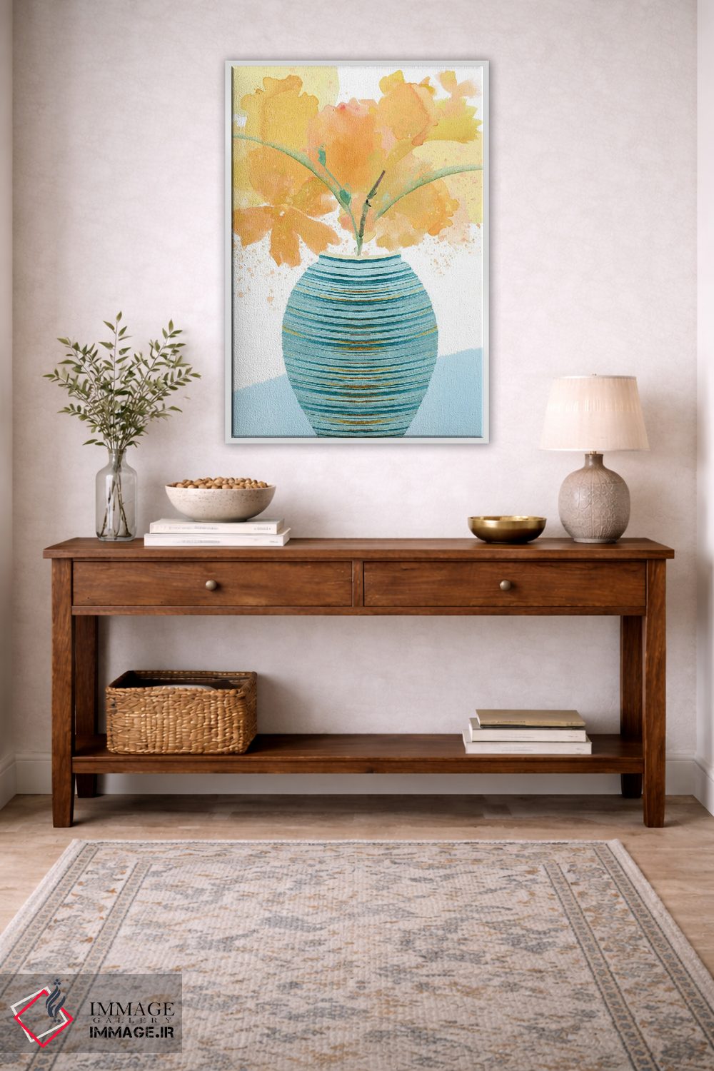 تابلو دکوراتیو طبیعت بی جان پرطراوت ۱ اثر فلورا کوتا - D2W