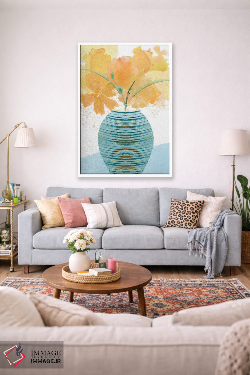 تابلو دکوراتیو طبیعت بی جان پرطراوت ۱ اثر فلورا کوتا - D1W