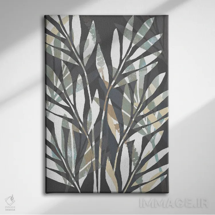 تابلو مدرن پالمیراس ۲ اثر فلورا کوتا - نمای روبهرو روی دیوار