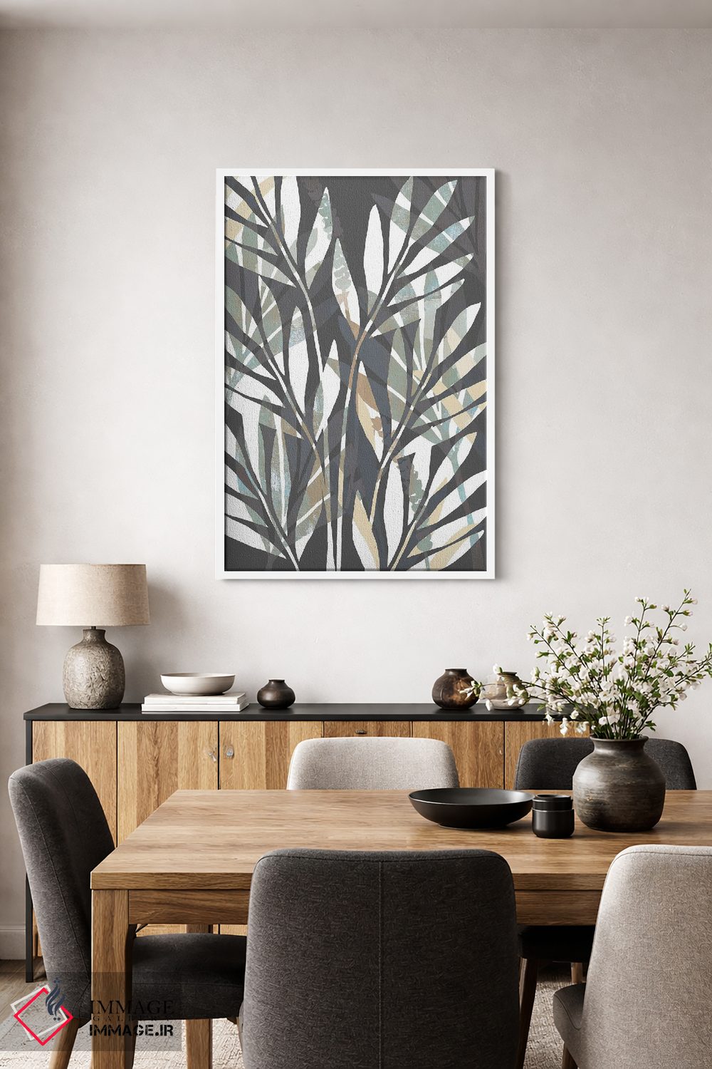 تابلو مدرن پالمیراس ۲ اثر فلورا کوتا - D3W