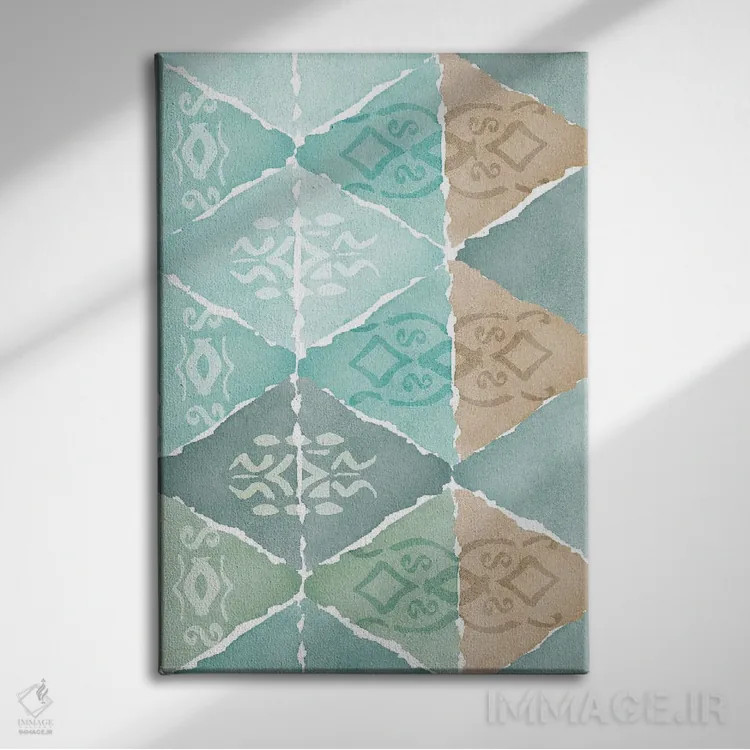 تابلو دکوراتیو در مراکشی II اثر فلورا کوتا - نمای روبهرو روی دیوار