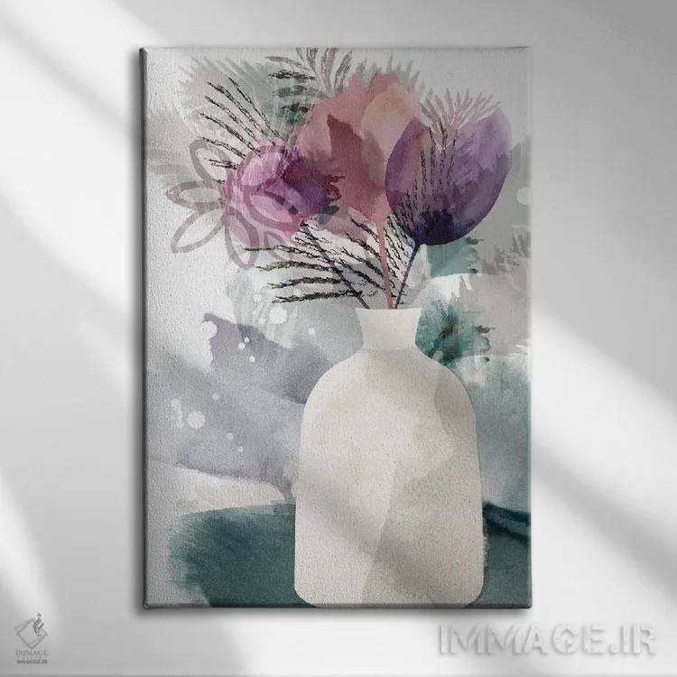 تابلو دکوراتیو پس از باران II اثر فلورا کوتا - نمای روبهرو روی دیوار