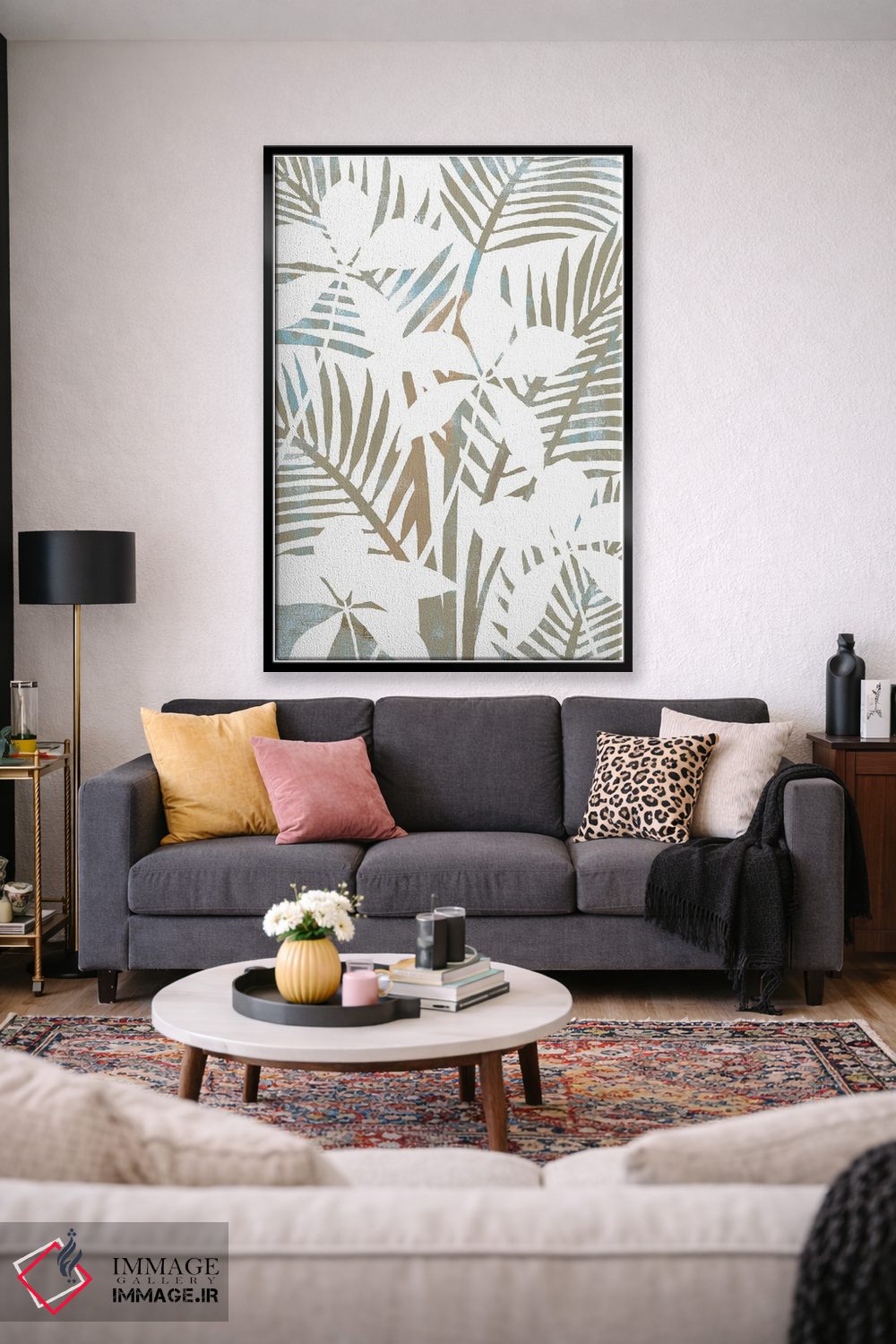 تابلو مدرن پالمیراس ۴ اثر فلورا کوتا - D2B