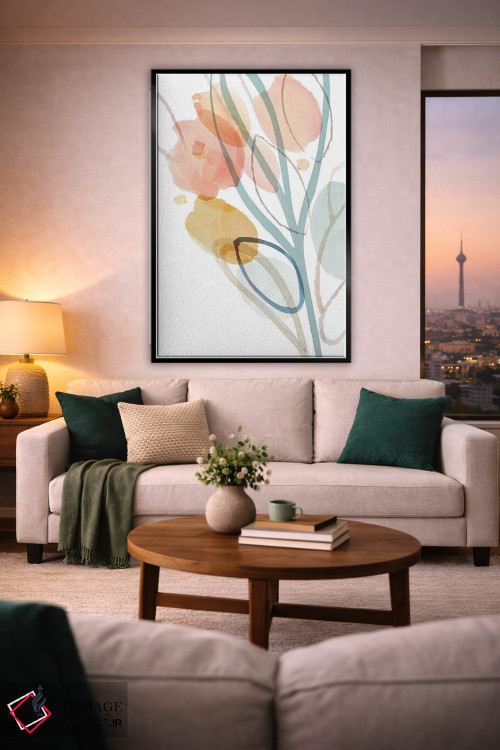 تابلو مینیمال آنجلین I اثر فلورا کوتا - D2B