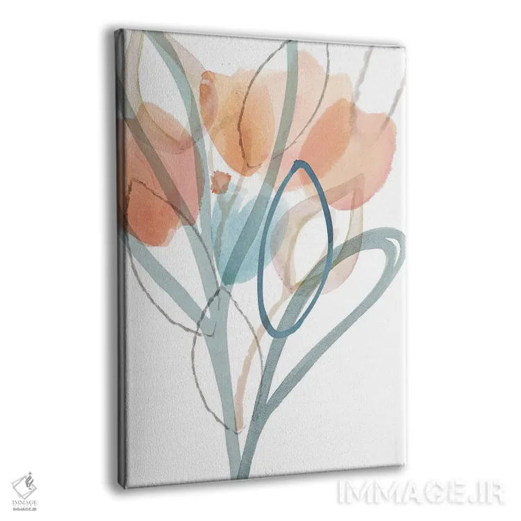 تابلو مینیمال آنجلین III اثر فلورا کوتا - نمای پرسپکتیو محصول