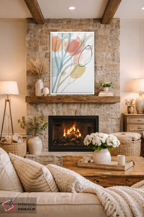 تابلو مینیمال آنجلین II اثر فلورا کوتا - D1W