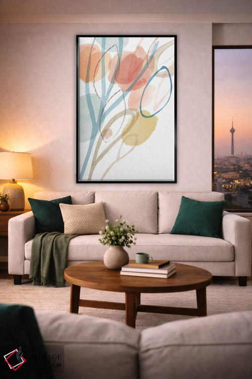 تابلو مینیمال آنجلین II اثر فلورا کوتا - D2B