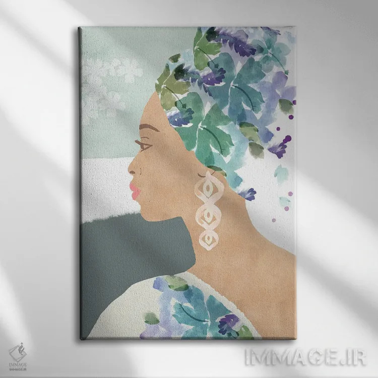 تابلو دکوراتیو آوا در شکوفه اثر فلورا کوتا - نمای روبهرو روی دیوار