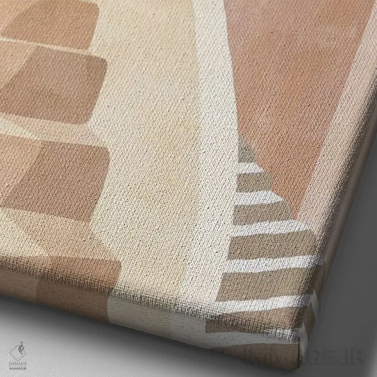 تابلو دکوراتیو کارویرو III اثر فلورا کوتا - نمای نزدیک بافت بوم