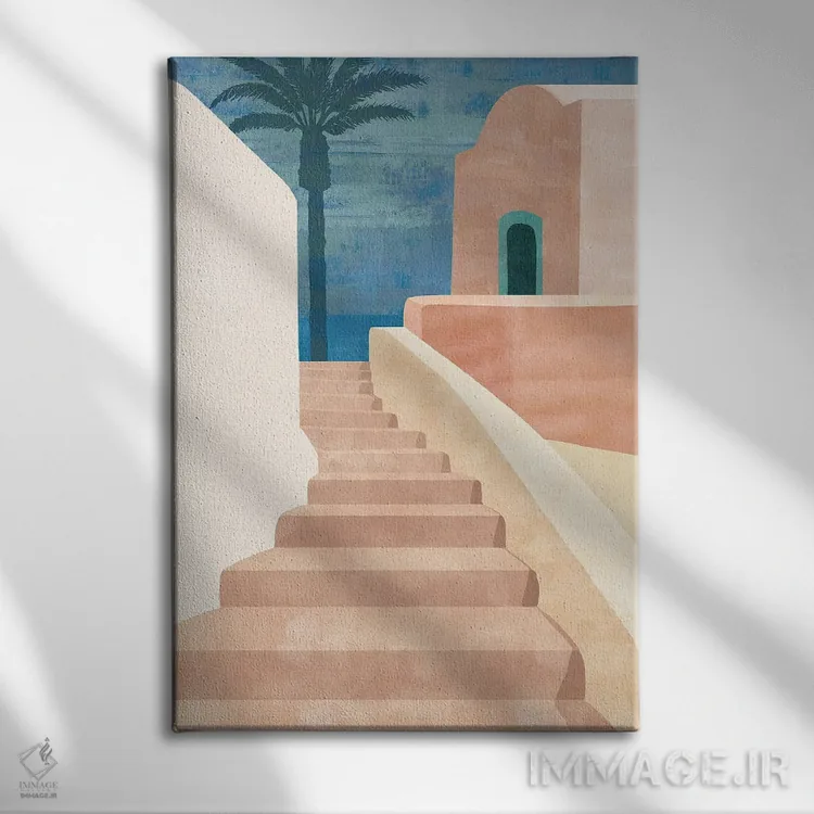 تابلو دکوراتیو کارویرو I اثر فلورا کوتا - نمای روبهرو روی دیوار