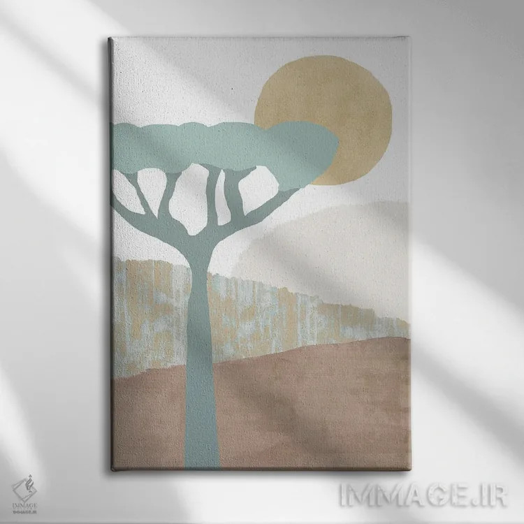 تابلو دکوراتیو انردیل II اثر فلورا کوتا - نمای روبهرو روی دیوار
