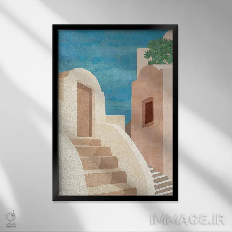 تابلو دکوراتیو کارویرو III اثر فلورا کوتا - نمای قابدار مشکی