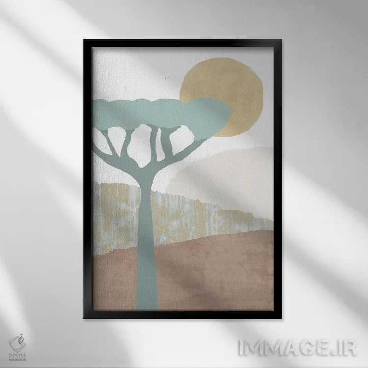 تابلو دکوراتیو انردیل II اثر فلورا کوتا - نمای قابدار مشکی