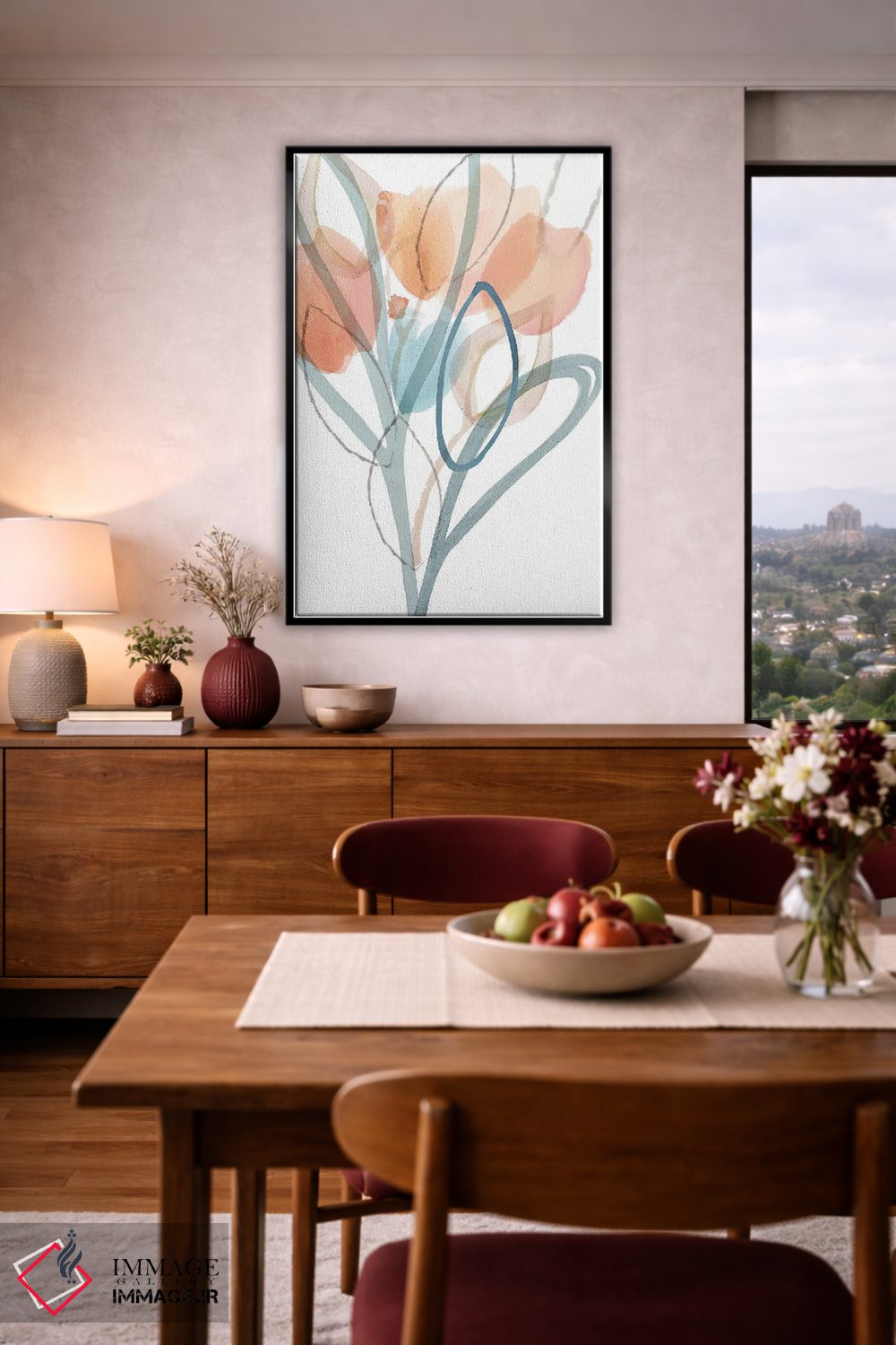 تابلو مینیمال آنجلین III اثر فلورا کوتا - D4B