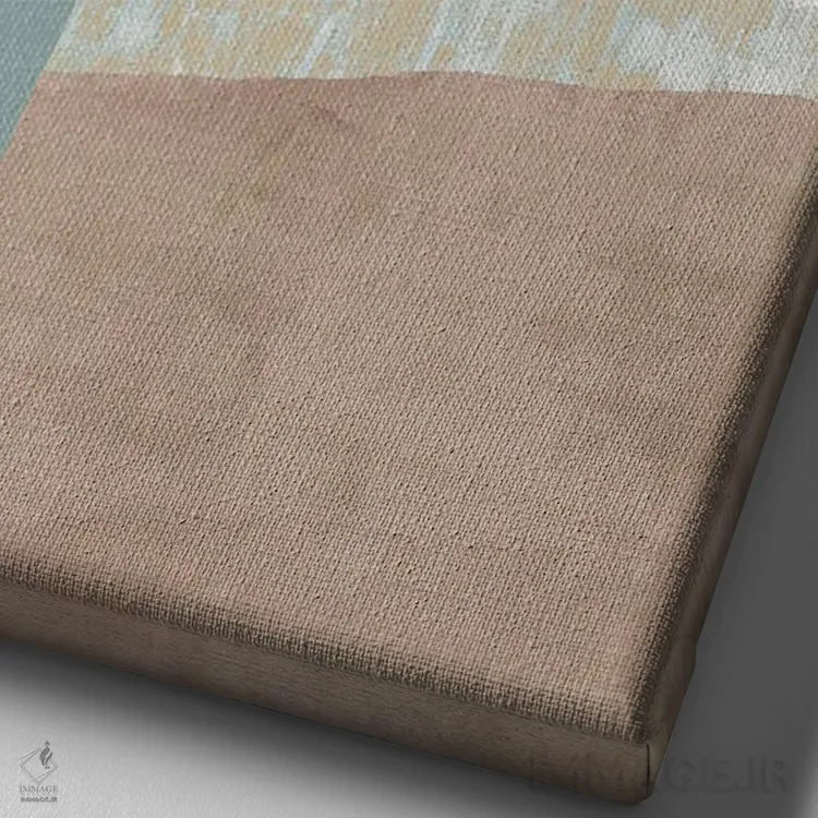 تابلو دکوراتیو انردیل II اثر فلورا کوتا - نمای نزدیک بافت بوم