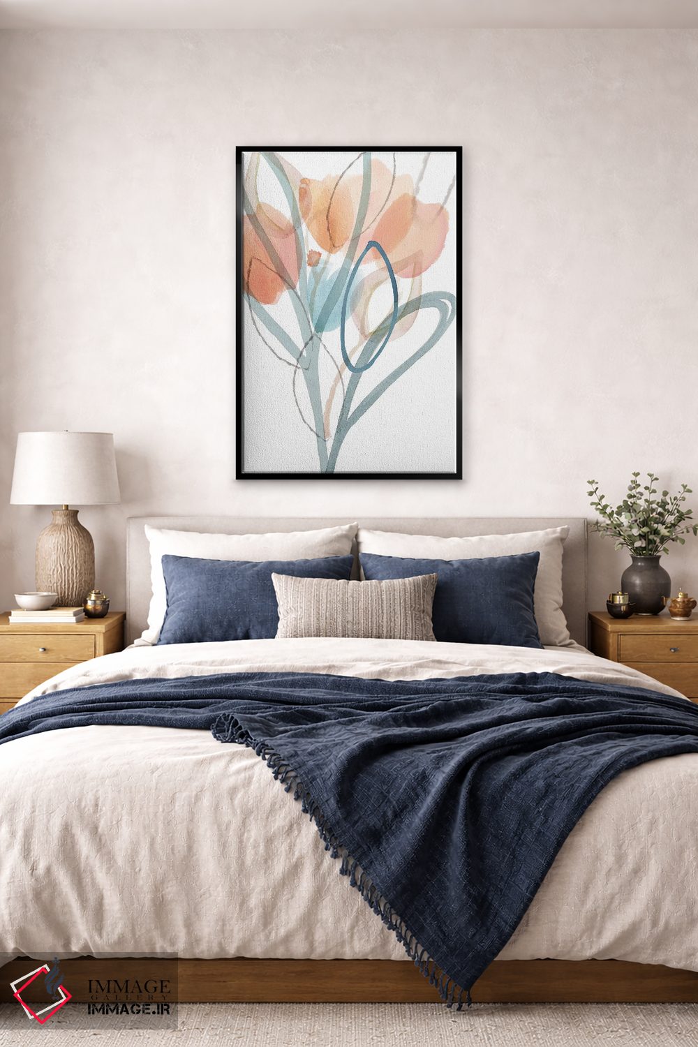 تابلو مینیمال آنجلین III اثر فلورا کوتا - D6B