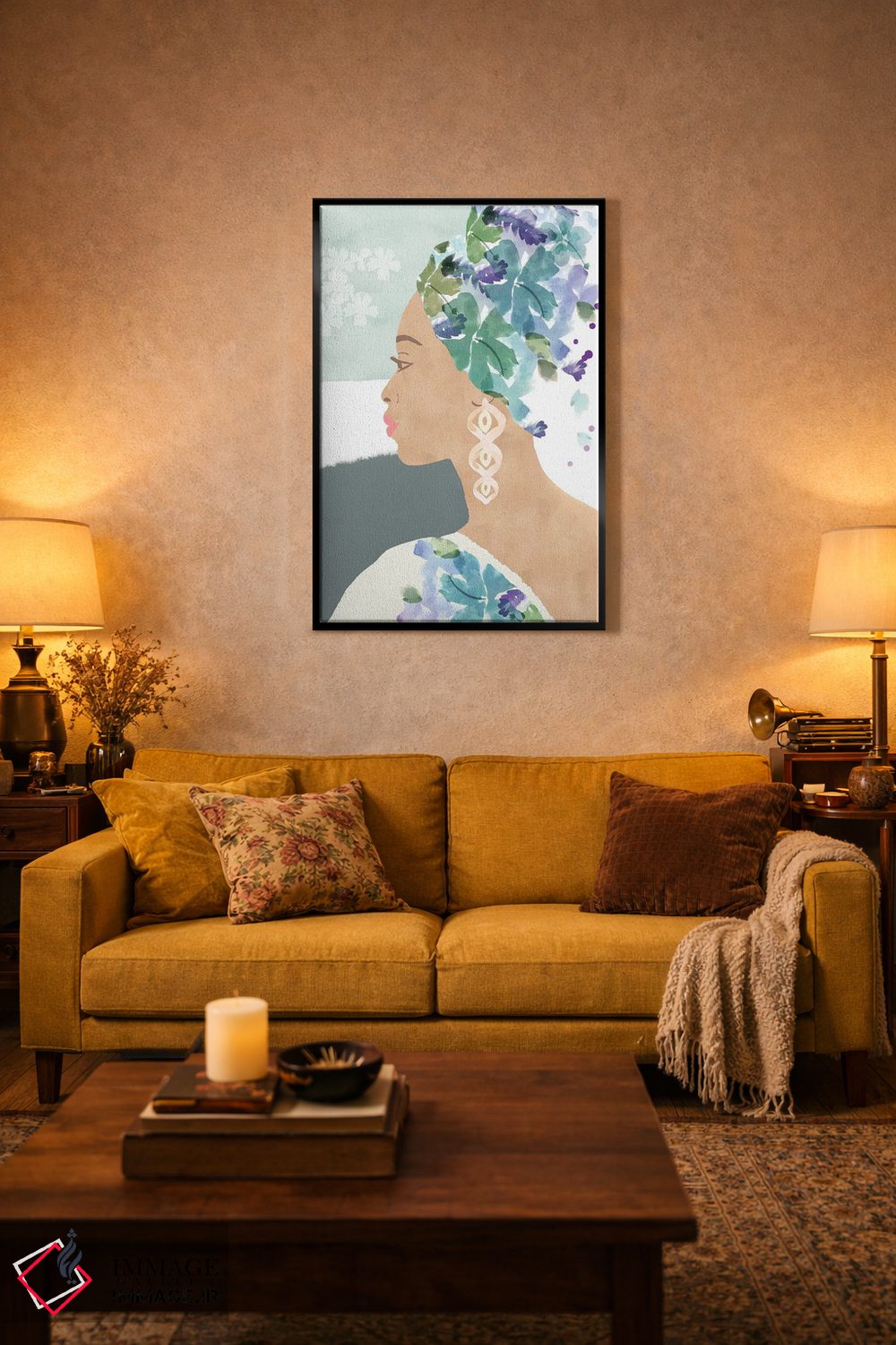 تابلو دکوراتیو آوا در شکوفه اثر فلورا کوتا - D4B