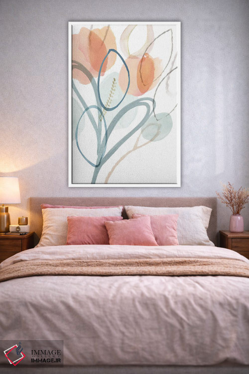 تابلو مینیمال آنجلین IV اثر فلورا کوتا - D1W